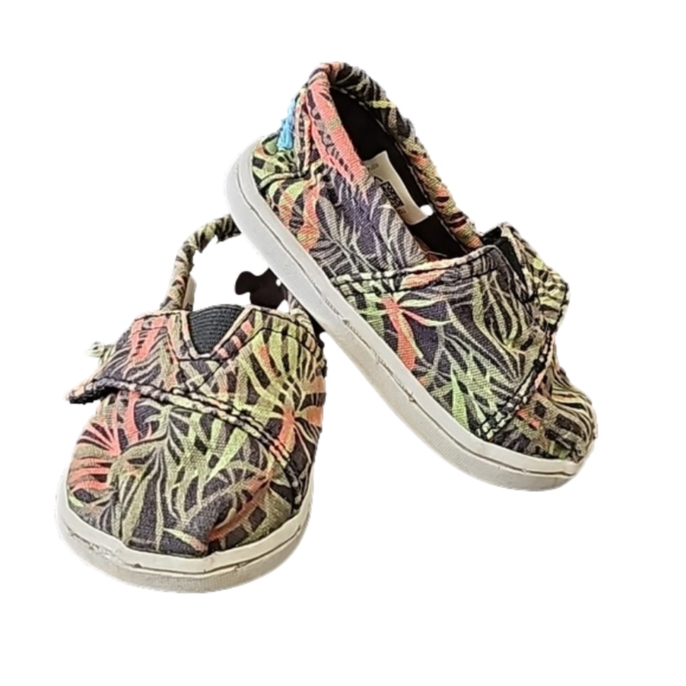 ❤️TOMS Palm Slip On with Velcro Toddler 4